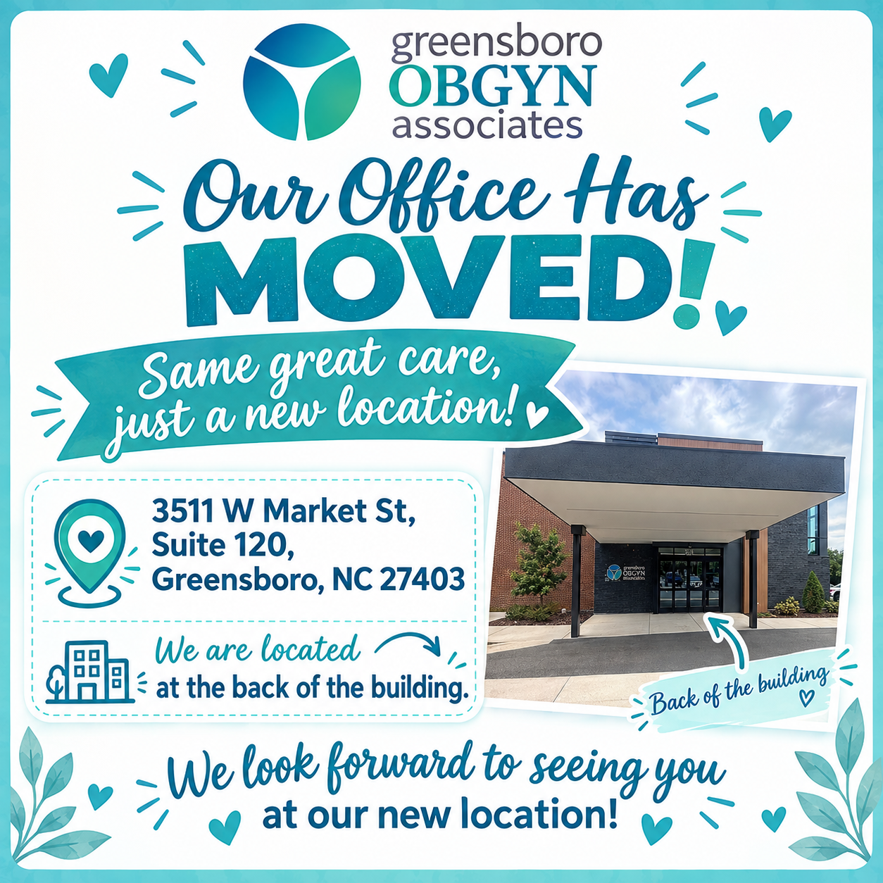 We're moving